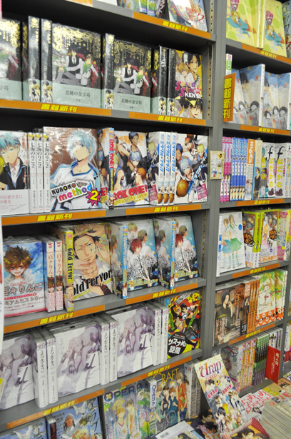 Yaoi comics in Animate