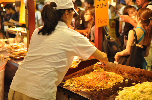 Food stand at Azabu-Juban summer night festival