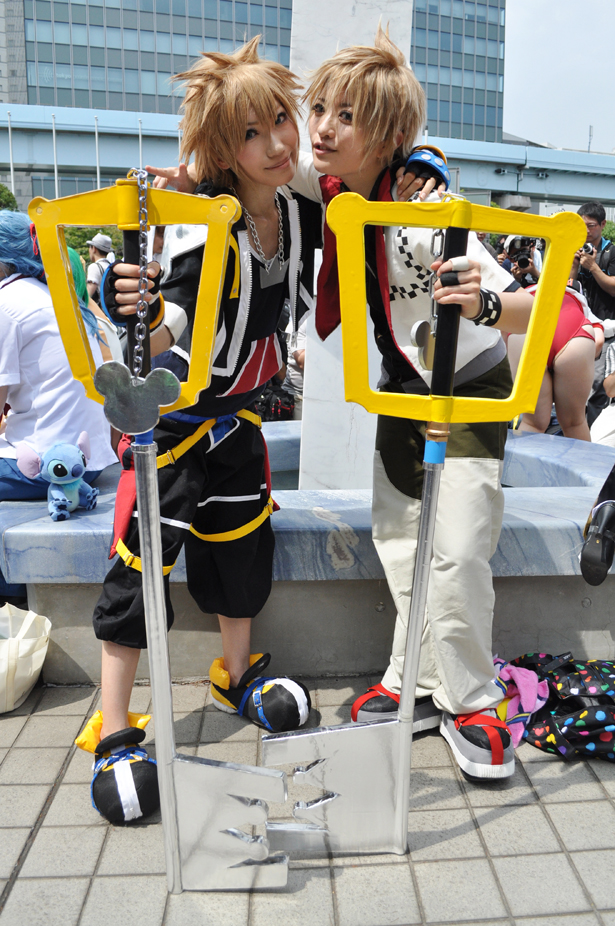 Cosplayers at Comiket 82