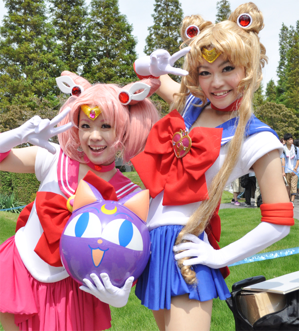 Sailor Moon cosplayers