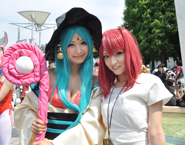 Cosplayers at Comiket 82