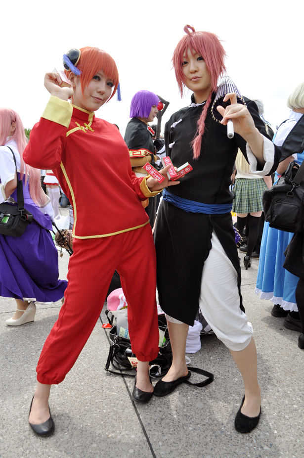 Gintama cosplayers at Comiket 82