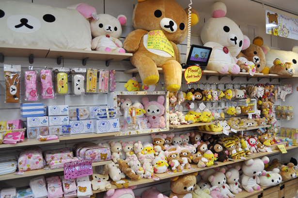 Rilakkuma section in Kotobukiya