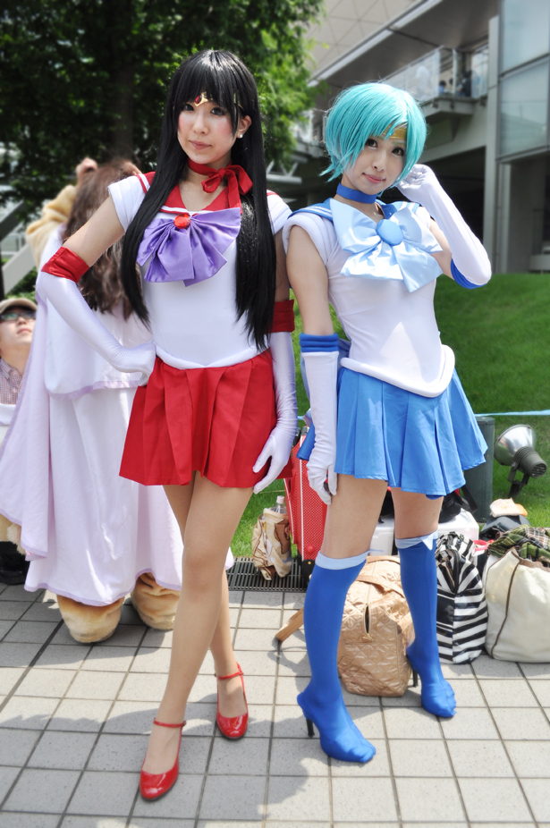 Cosplayers at Comiket 82