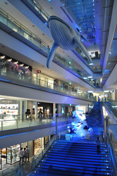 inside of Omotesando Hills