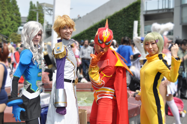 Cosplayers at Comiket 82