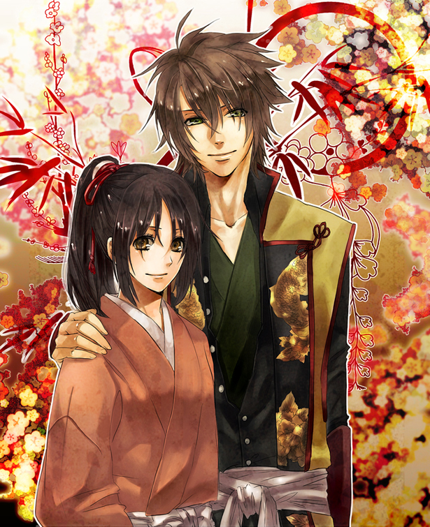 Soji and Chizuru by teki