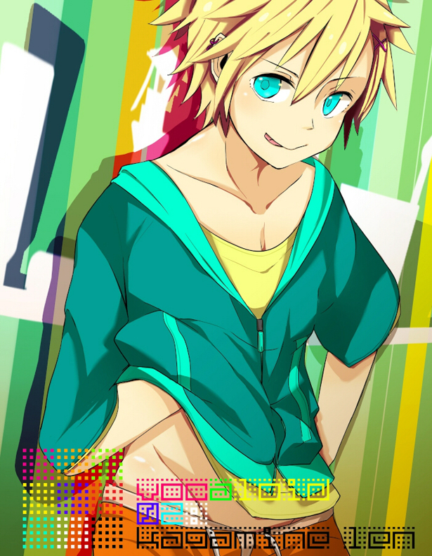 Ren Kagamine by bright night