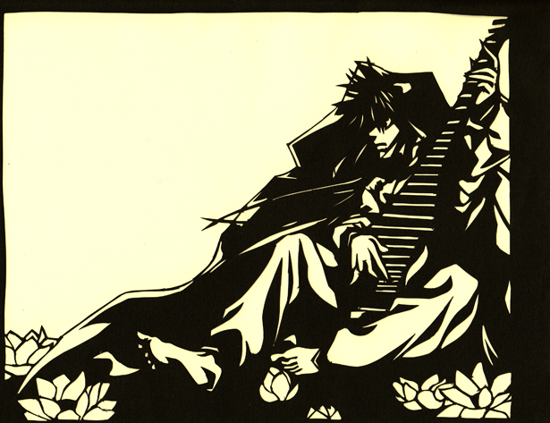 Paper cutout of Saiyuki