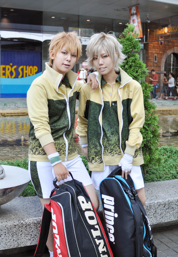 Kuranosuke Shiraishi and Kenya Oshitari cosplay