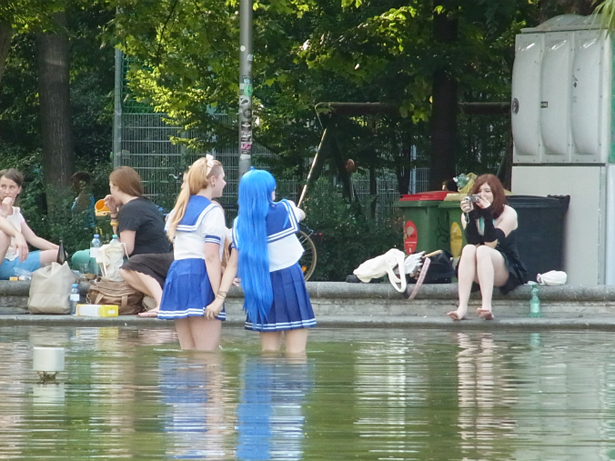 Cosplayers in Vienna