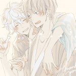 Gintoki and Hijikata by Kaya