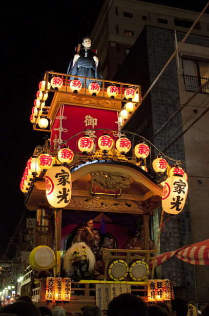 A float in Kawagoe Matsuri