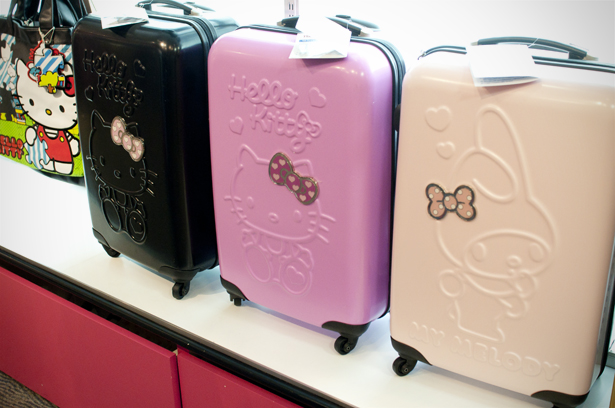 Sanrio suitcases