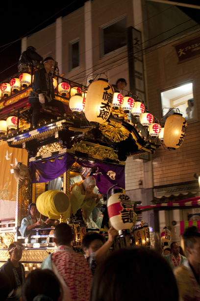 A float in Kawagoe Matsuri