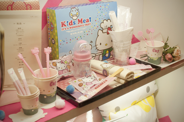 Hello Kitty goods by Eva Air