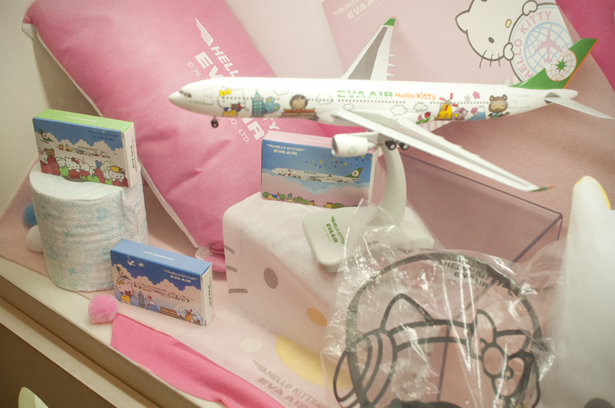 Hello Kitty goods by Eva Air