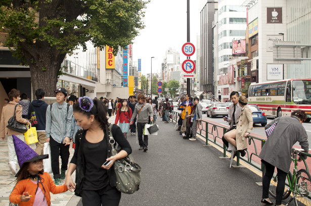 In front of Laforet Harajuku