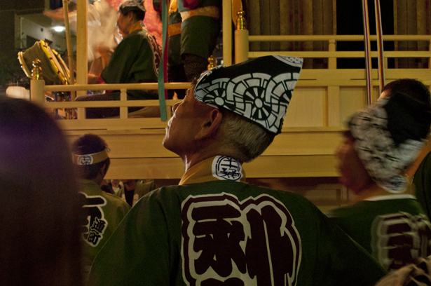 An old man in Kawagoe Matsuri