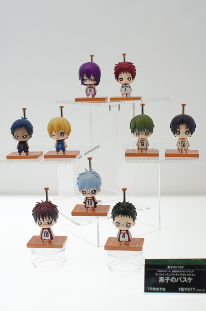 Kuroko's Basketball plastic figures at Wonder Festival